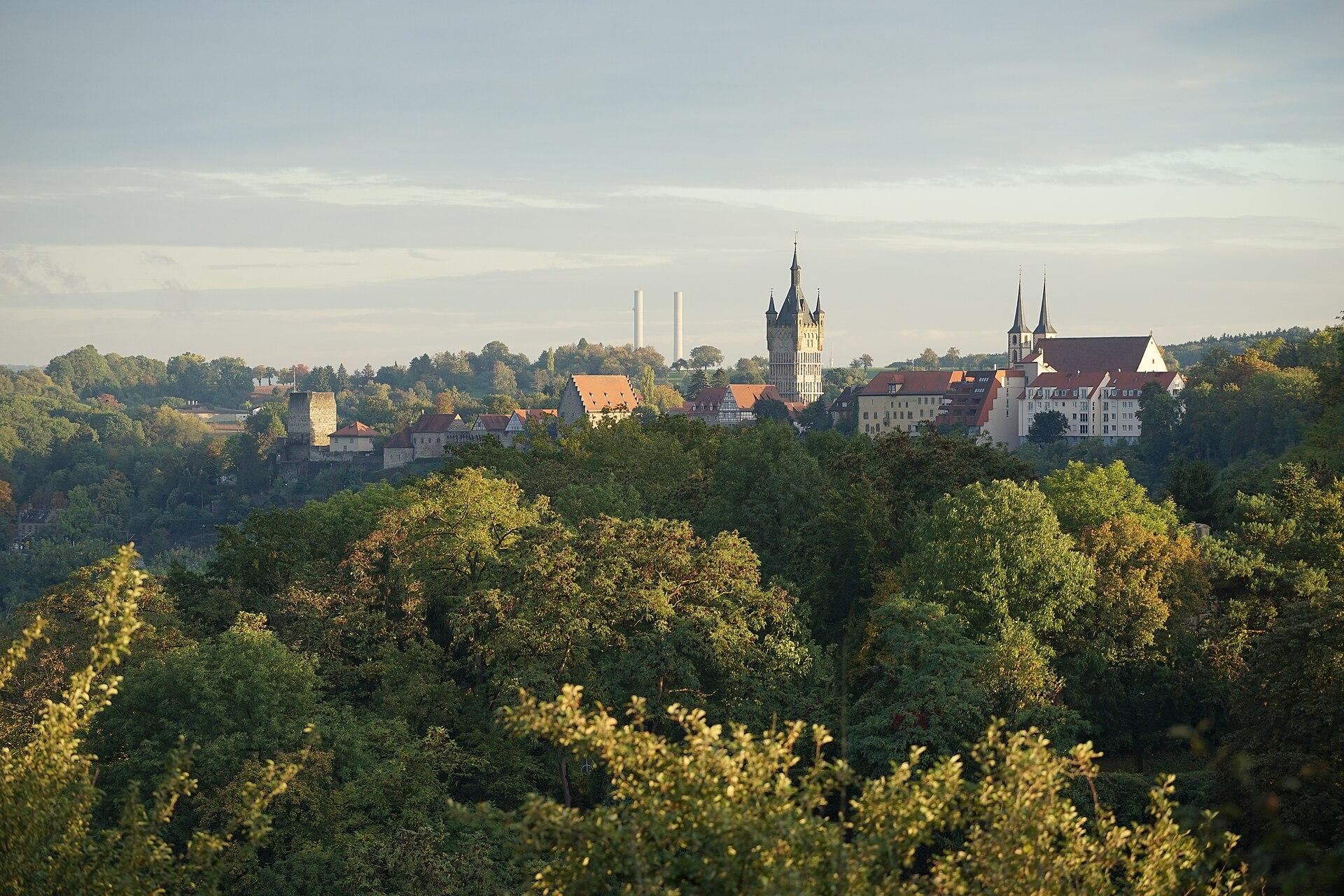 Historische Altstadt von Bad Wimpfen mit Kaiserpfalz und Türmen